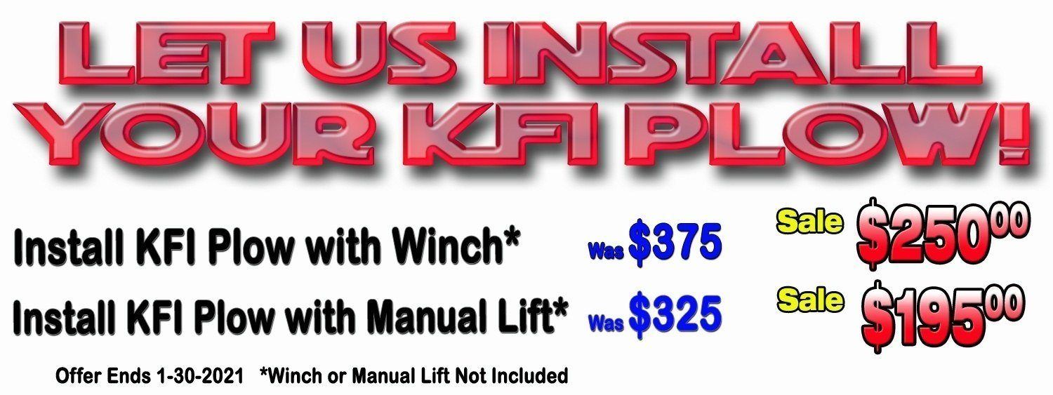 Plow Install Special!